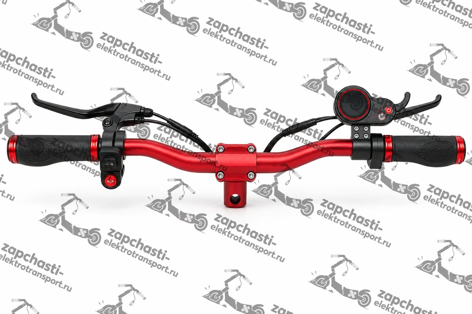 Руль Kugoo M4/M4Pro КРАСНЫЙ код 1326