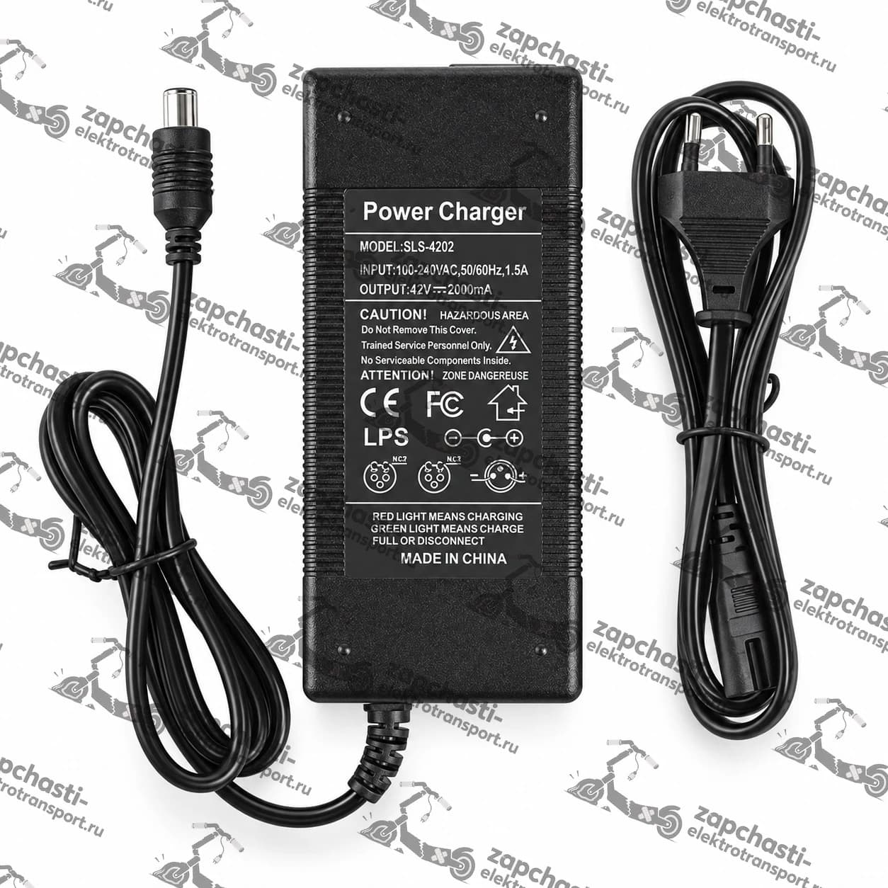 Зарядное устройство Xiaomi M365/M365PRO/M365 PRO2/1S/lite/es1/es2/es4 РЕПЛИКА код 0595