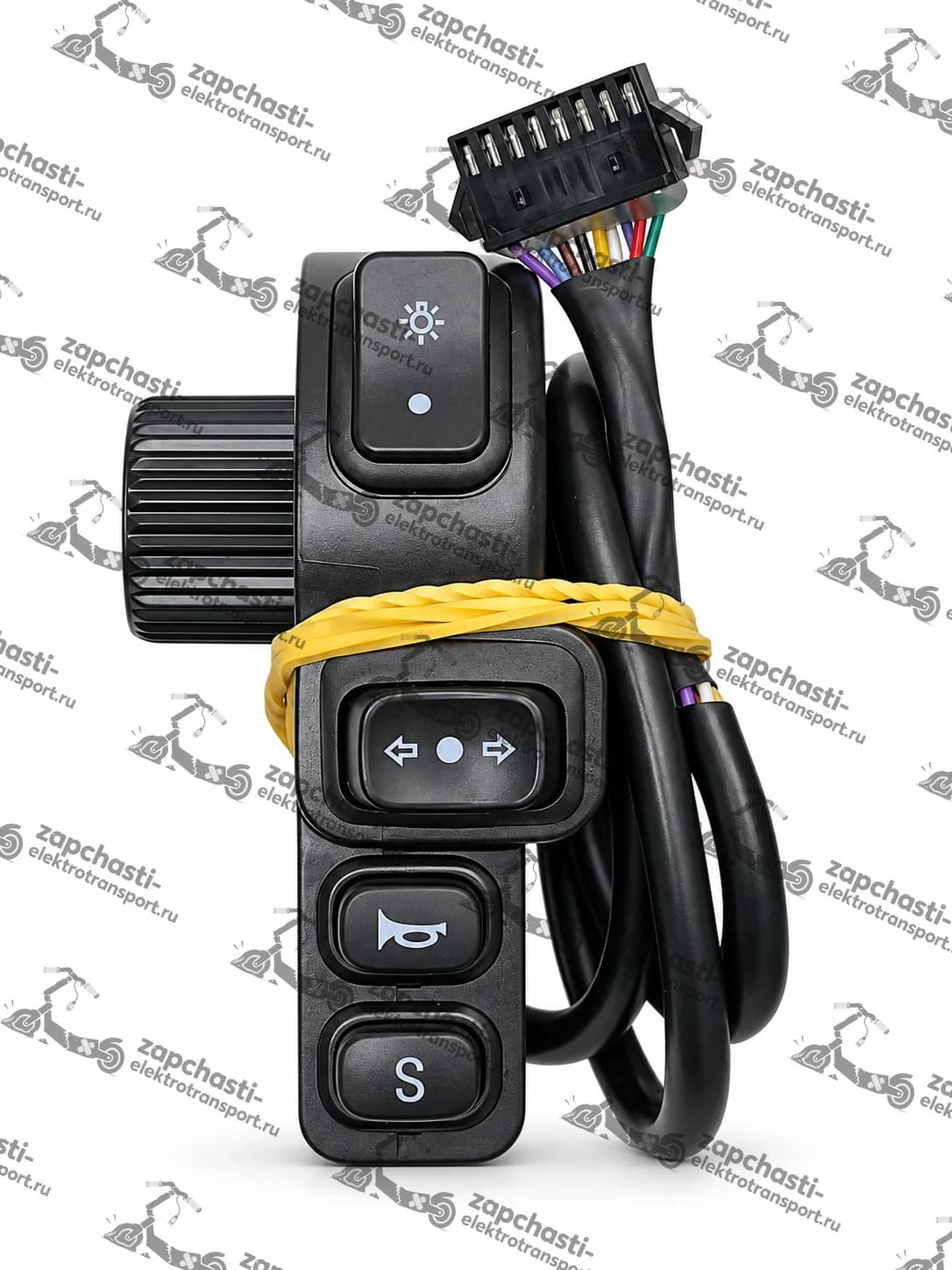 Блок кнопок для электровелосипеда Kugoo V3 Max/V3 Pro Max (короткий провод)
