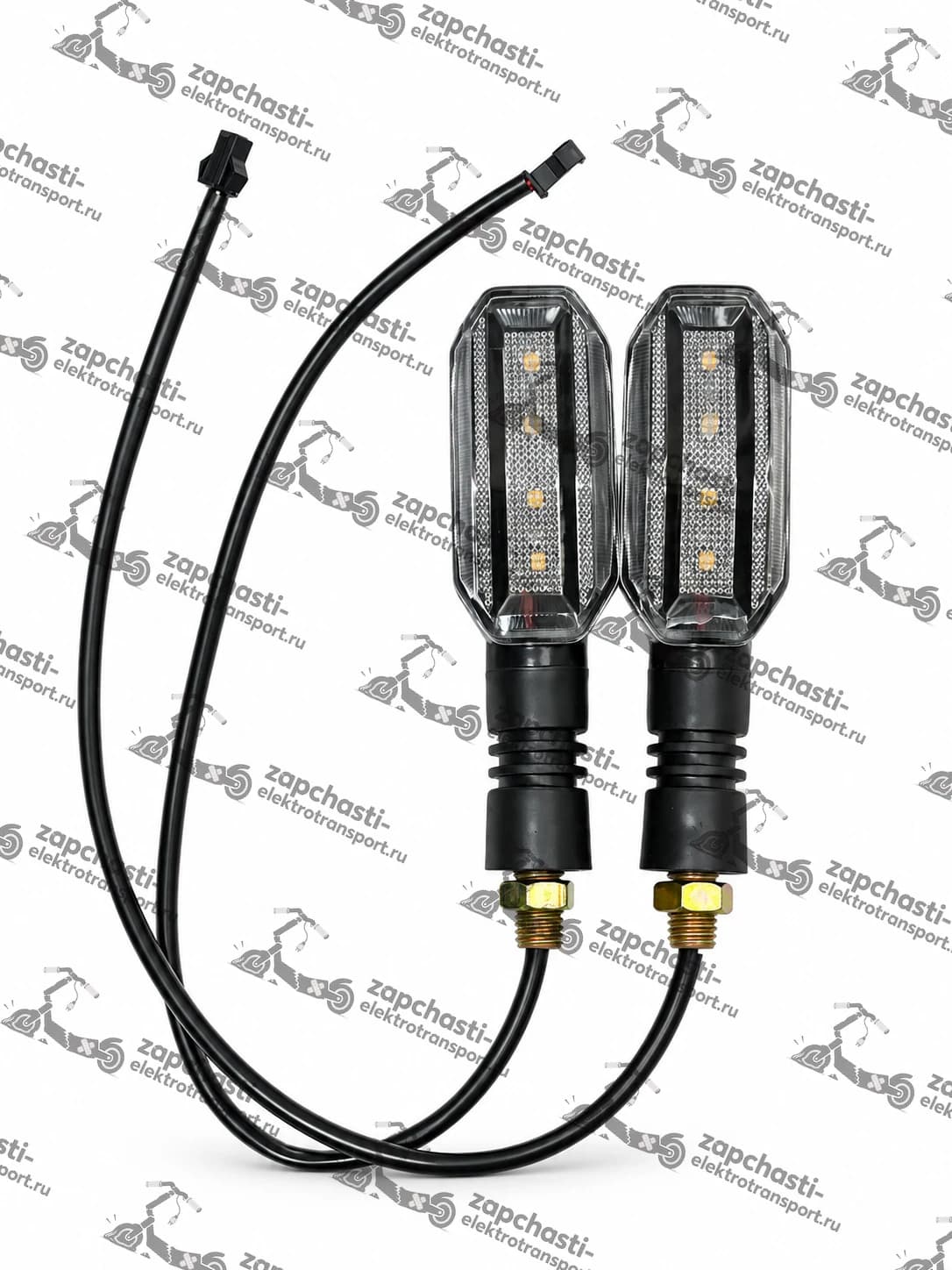 Универсальные поворотники для электровелосипеда Kugoo Kirin V3 Pro/V3 Pro+ (провод 30 см)