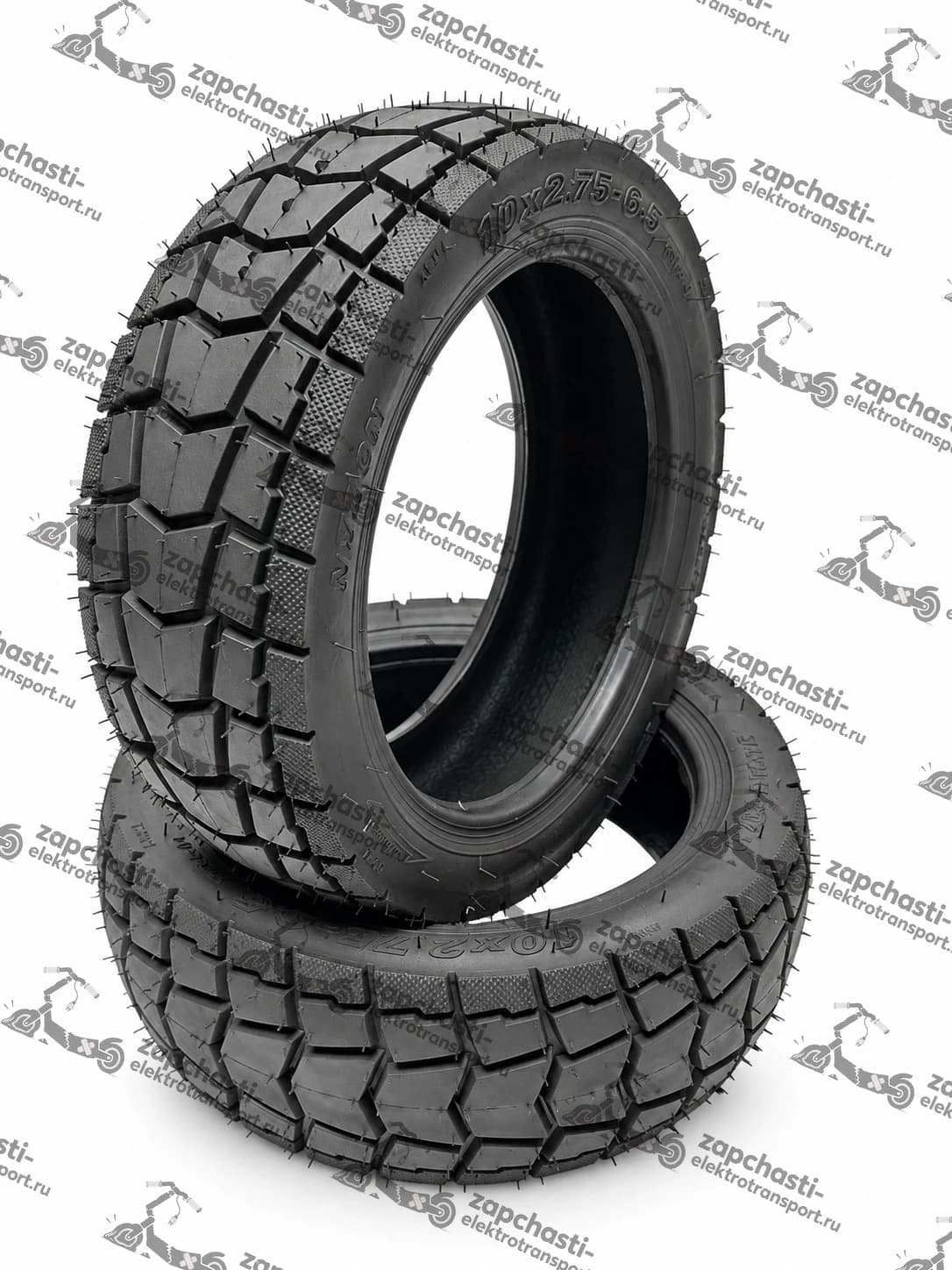 Комплект 2 бескамерные покрышки для электросамокатов Kugoo (10*2.75-6.5)