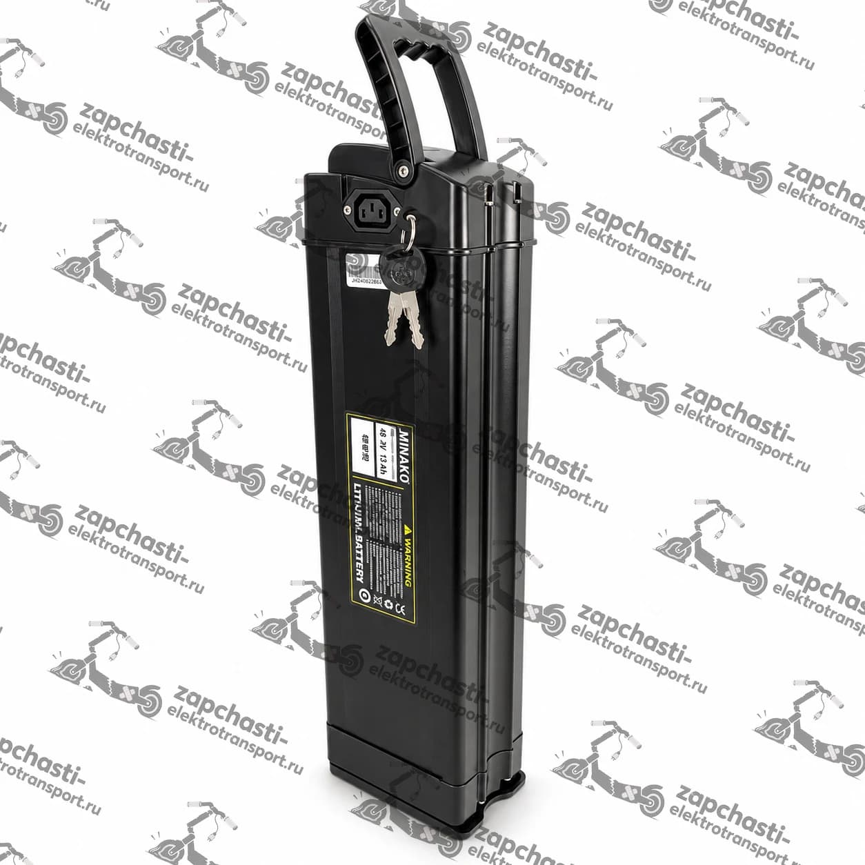 Аккумулятор 48V 13Ah для электровелосипеда фетбайк Minako F10, F10 dual, F6, Spetime, GT, Syskybam1