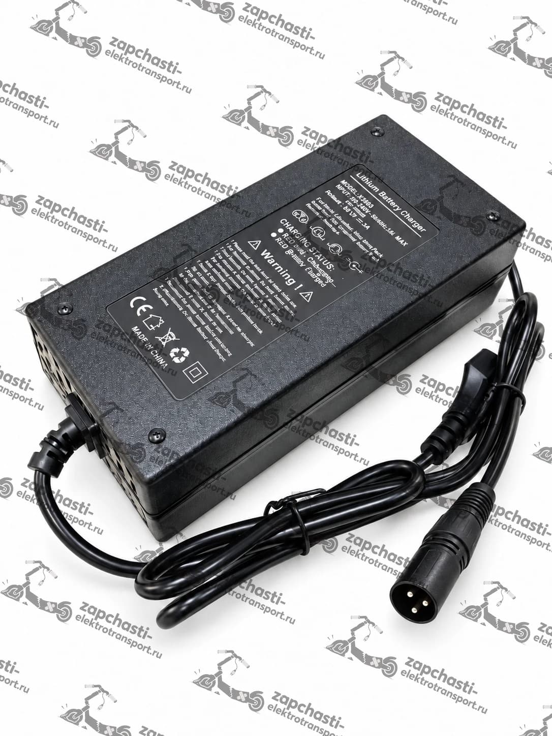 Быстрое зарядное устройство (Fast Charger) 60v 3A с разъемом XLR-18мм для электровелосипеда колхозник Huachi, Minako