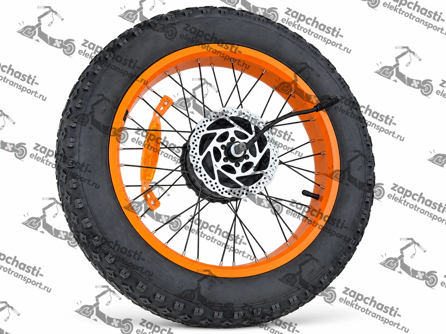 Мотор-колесо в сборе для электровелосипеда Kugoo Kirin V4 Pro/V4 Max 48V 750W — фото 1
