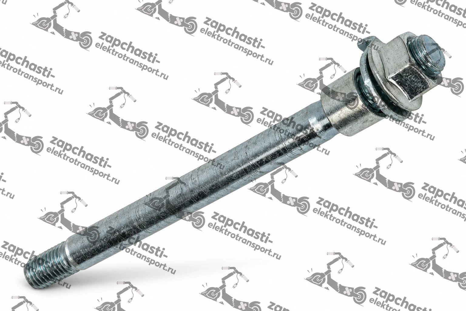 Ось переднего колеса d10mm длинна 155 мм для электровелосипеда V2/V8 Pro, Крути колеса — фото 1